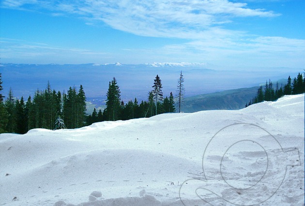 Aleko peak in winter